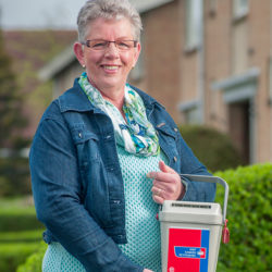 Bij het collecteren krijg ik altijd leuke reacties